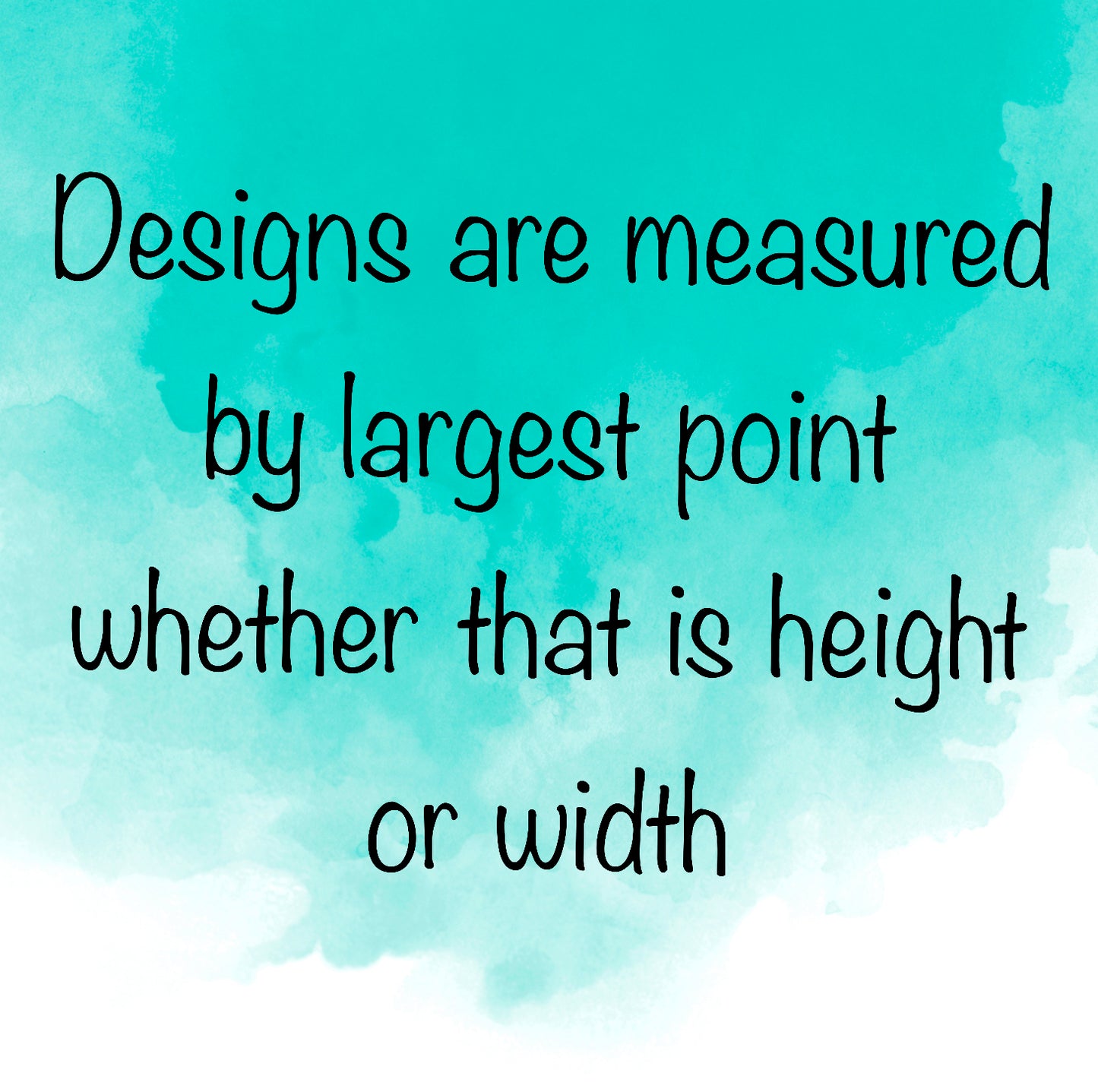 Custom Design by Size